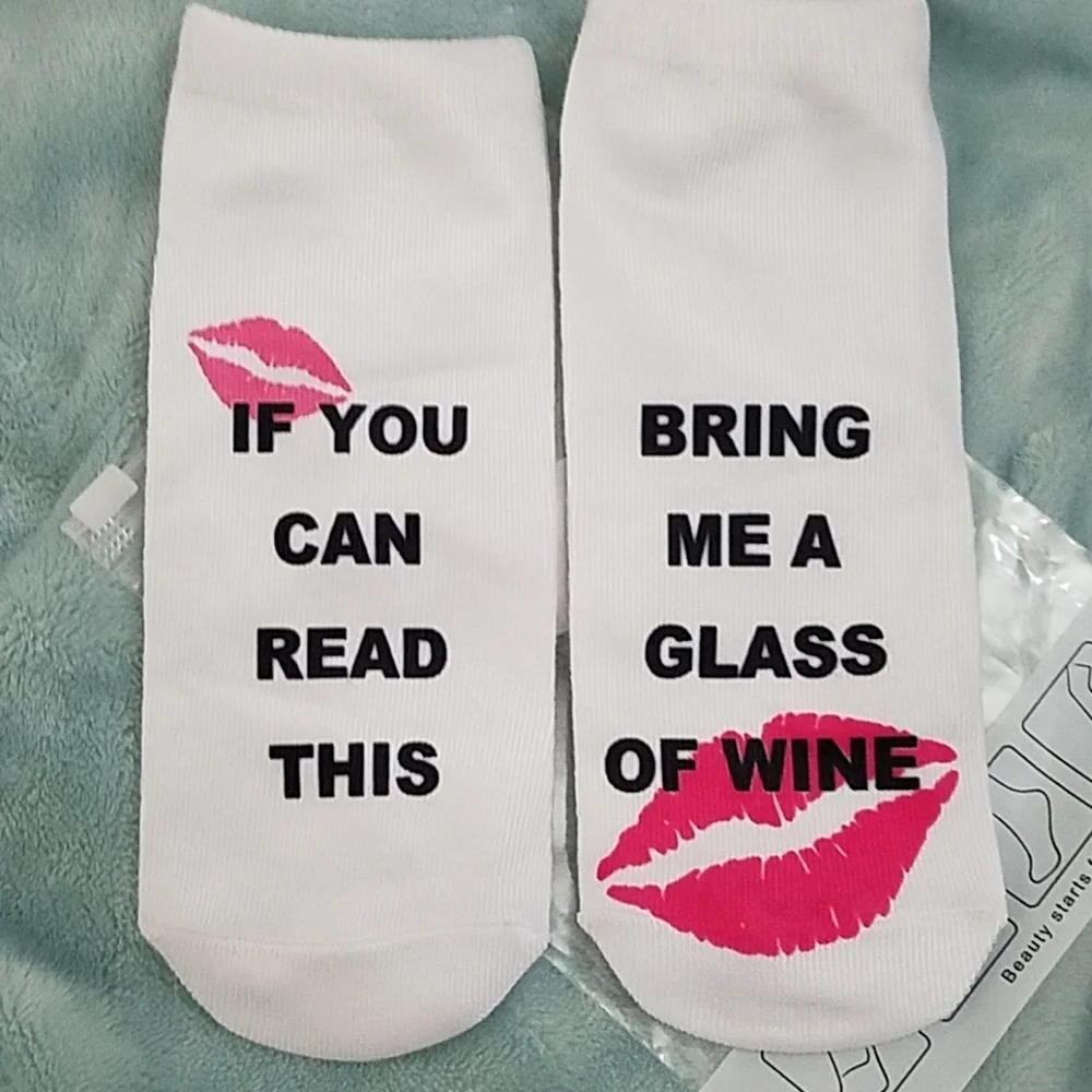🍭 funny Womens Ankle Socks New🍭 - Picture 1 of 3